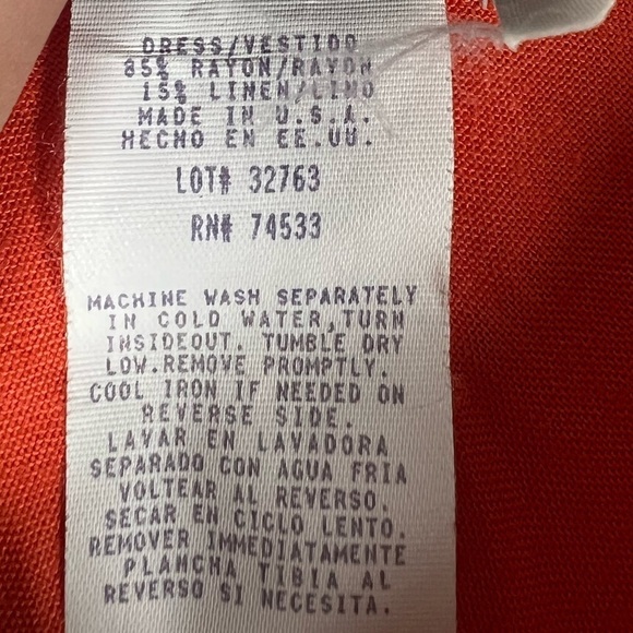 Vintage Jeffrey & Dara Fruit Button Front Midi Dress 10 - Picture 5 of 7